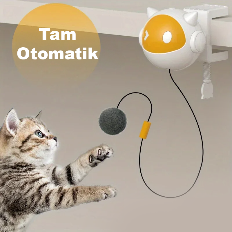 Full Otomatik Kedi Topu